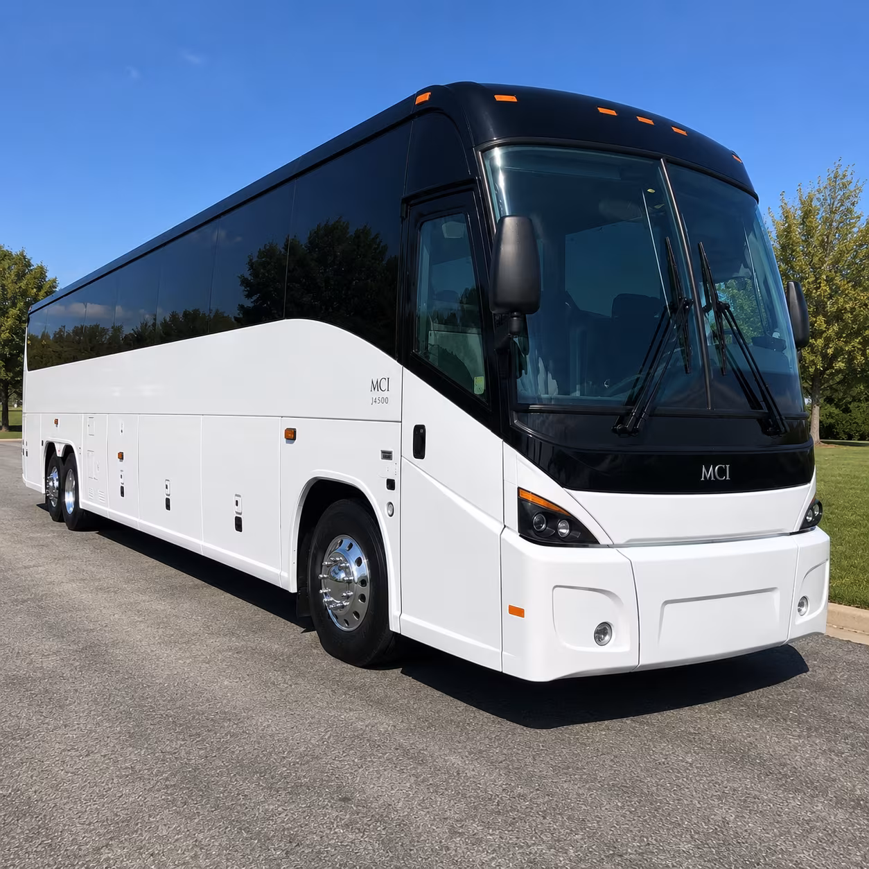 56 passenger charter bus