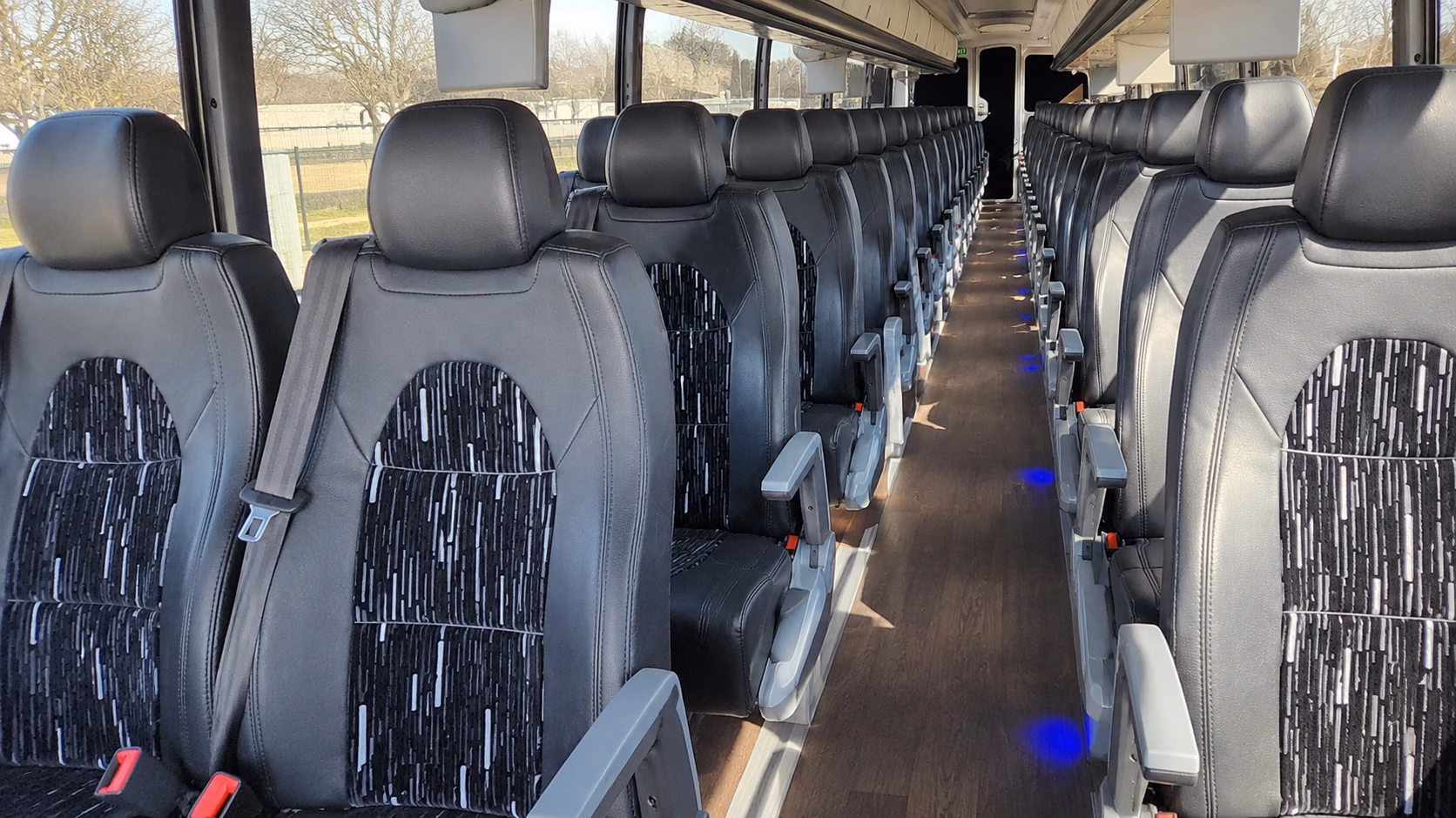 santa monica airport transportation onboard seating