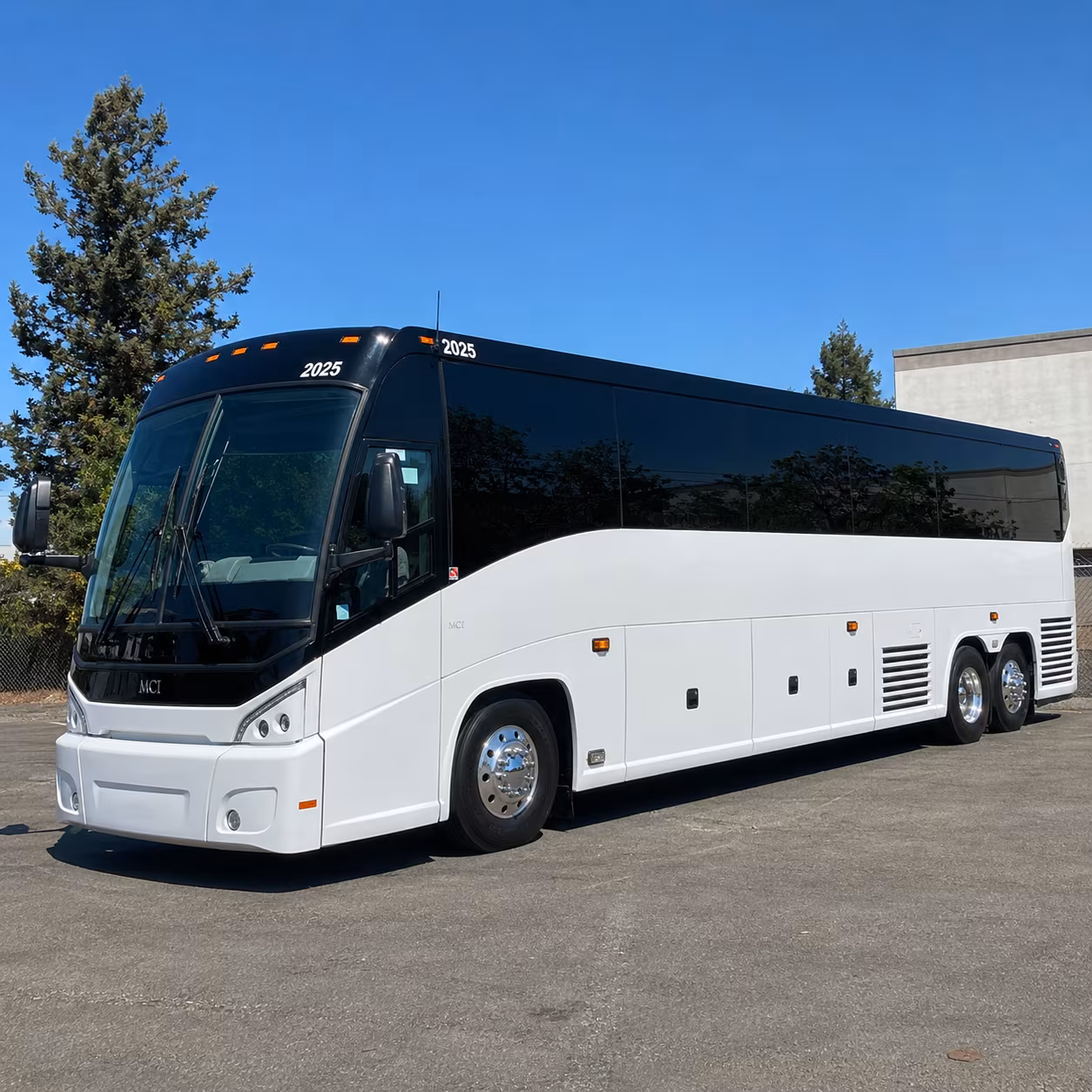 youth group and confirmation class buses in santa monica